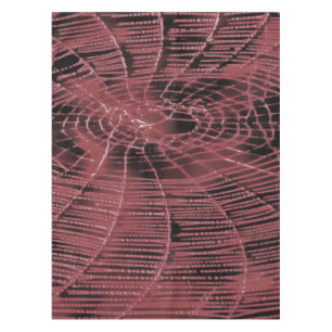 Nappe Peinture Abstraite D'Un Cobweb Magenta Rose