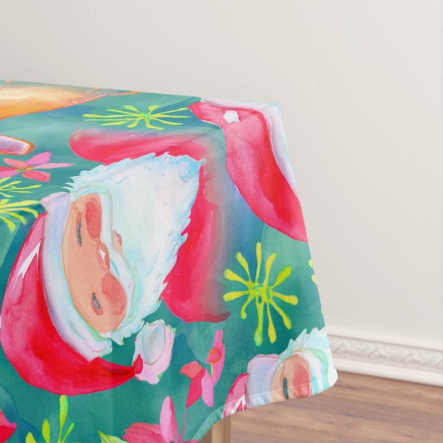 Nappe Père Noël et rennes (In Situ)