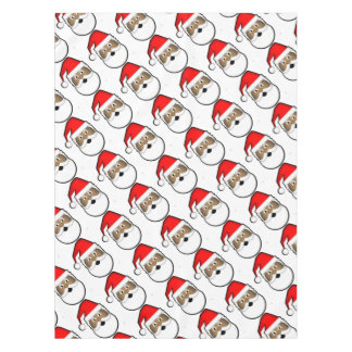 Nappe Père Noël noir gai