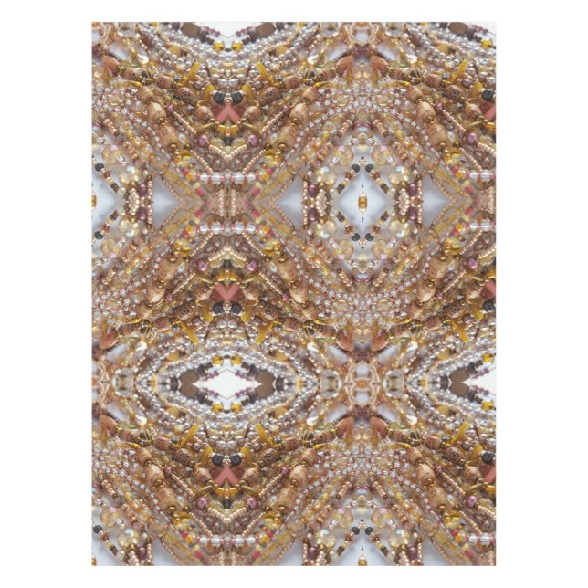 Nappe Perles de tons naturels Imprimer (Devant)