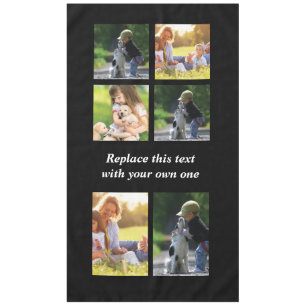 Nappe Personnaliser le collage photo et le texte Coque-M
