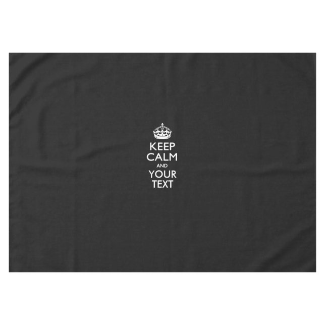 Nappe Personnalized KEEP CALM AND Your Creative Text (Devant (Horizontal))