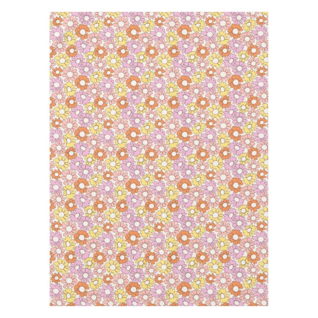 Nappe Pétales Jubilé Doux Rétro Citron (Devant)