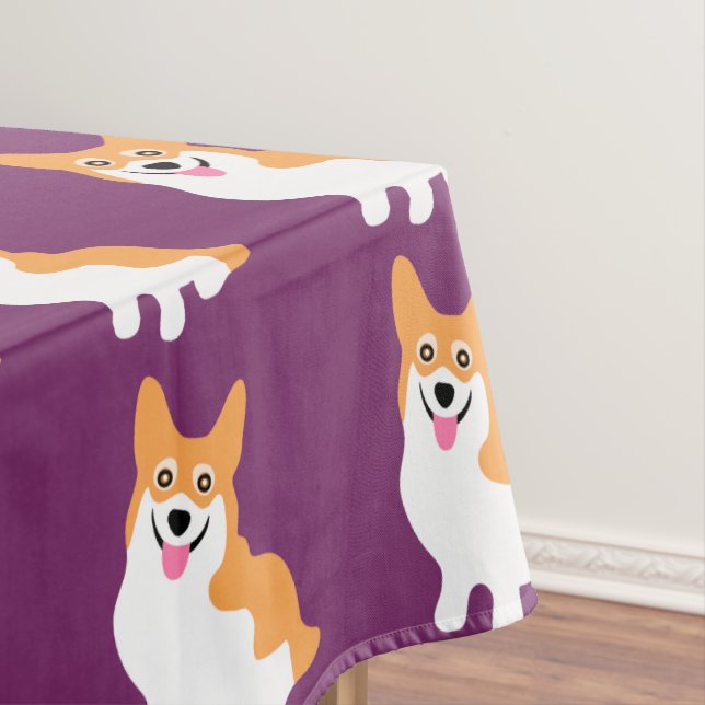 Nappe Petit chiot de sourire mignon de corgi (In Situ)