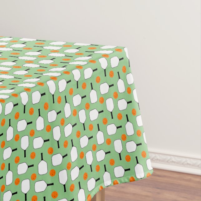 Nappe Pickleball Paddles Orange Pickleballs Sage Green (In Situ)