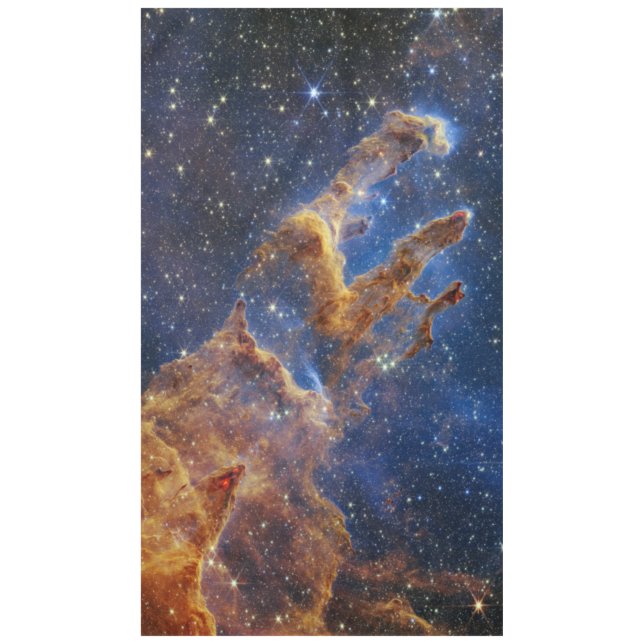 Nappe Piliers de création Aigle Nebula Webb Telescope (Devant)