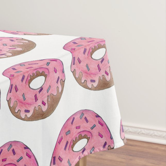Nappe Pink Donut Rainbow Sprinkies Doughnut Petit déjeun (In Situ)