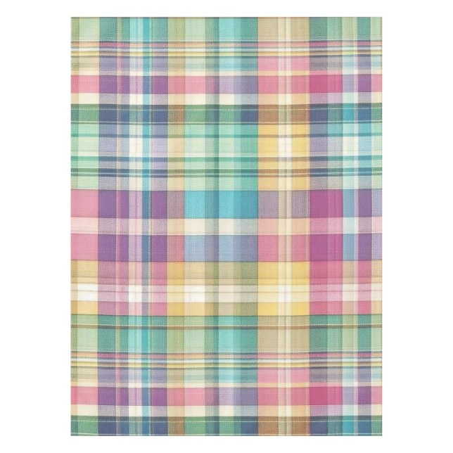Nappe Plaid au printemps/Pâques/tartan (Devant)