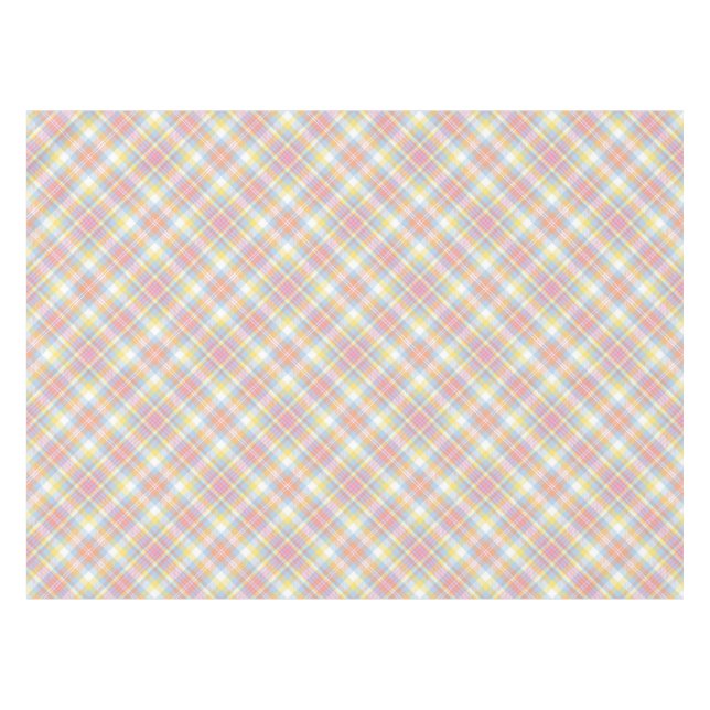 Nappe Plaid en pastel de rayure (Devant (Horizontal))