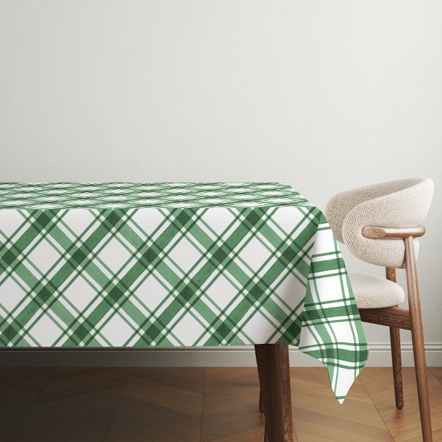 Nappe Plaid vert (Green Plaid Tablecloth
)
