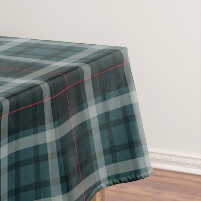 Nappe Plaid Vintage Sarcelle (In Situ)