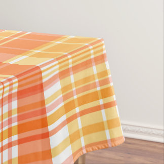 Nappe Plaids jaunes oranges Country