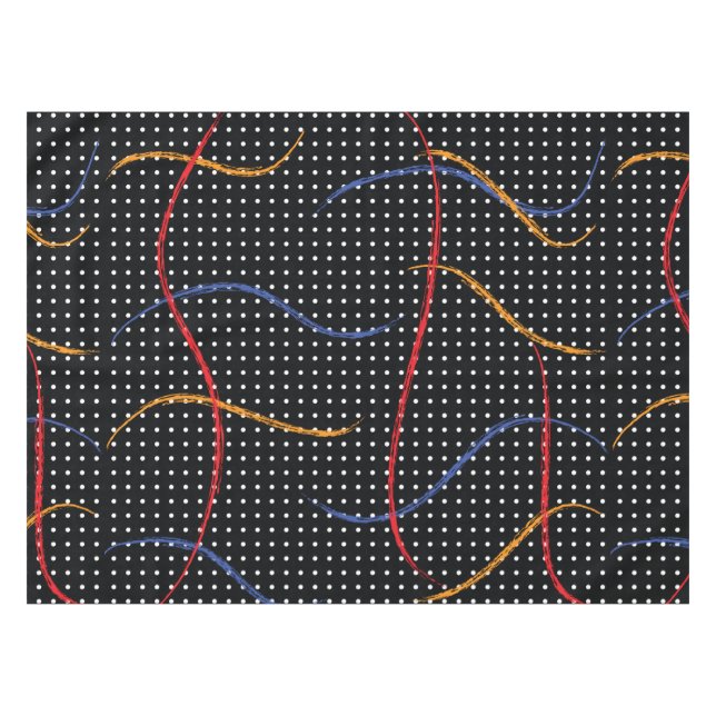 Nappe Plaque et points de peinture rétro (Devant (Horizontal))