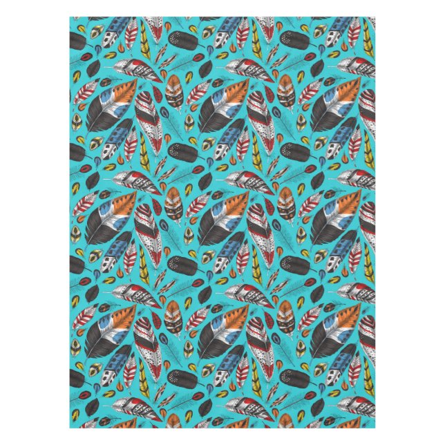 Nappe Plumes colorées (Devant)