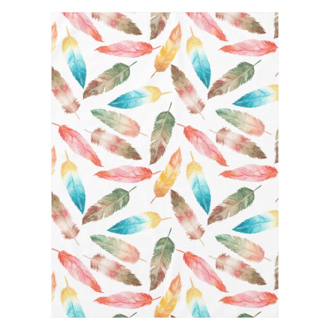Nappe Plumes de couleur (Devant)