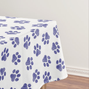 Nappe Poches de Doodle, Paws de Chien, Paws Bleus de Mar