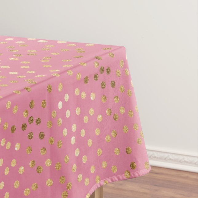 Nappe Points Gold Parties scintillant City sur Candy Pin (In Situ)