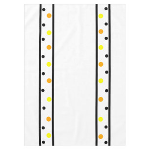 Nappe Points oranges jaunes