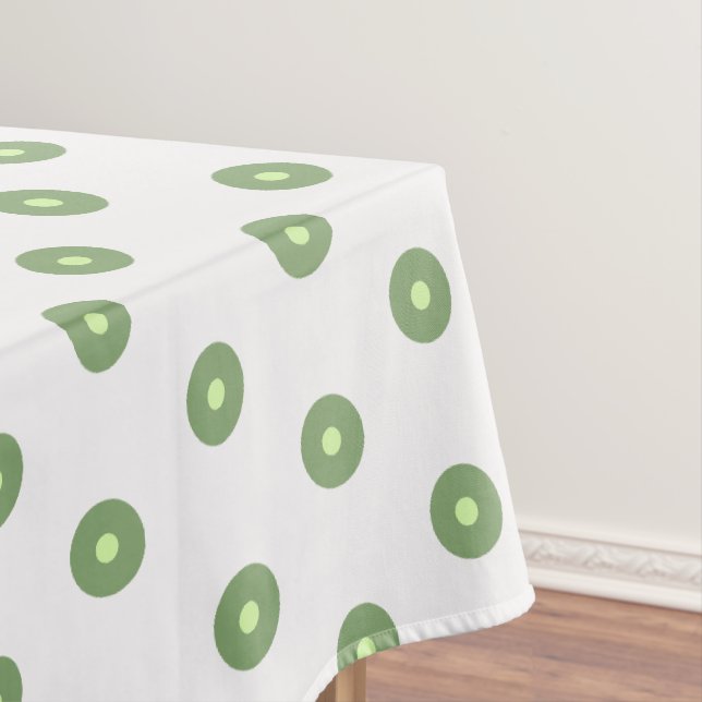 Nappe Pois verts blancs (In Situ)