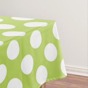 Nappe Pois verts, Motif à points Polka, points, pointill