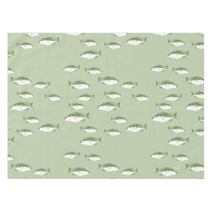 Nappe Poisson vert olive