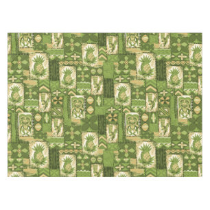 Nappe Pomaika’i Tiki Tapa Vintage Hawaïen