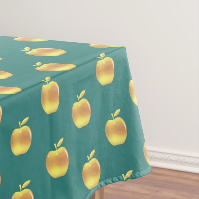 Nappe Pommes d'or sur Emerald Turquoise (In Situ)