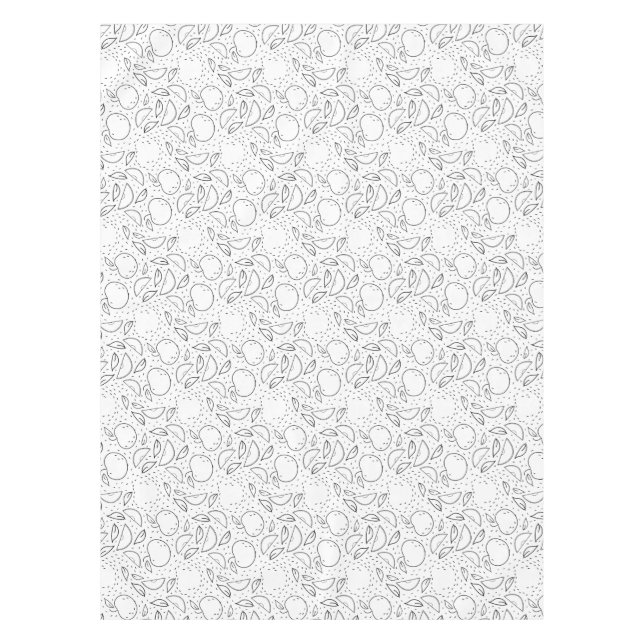 Nappe Pommes graphiques. (Devant)