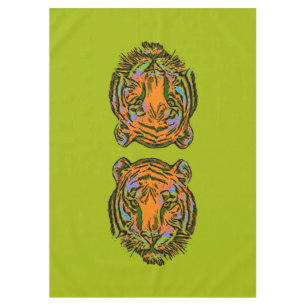 Nappe Pop Art TIGER HEAD + votre backgr. & idées