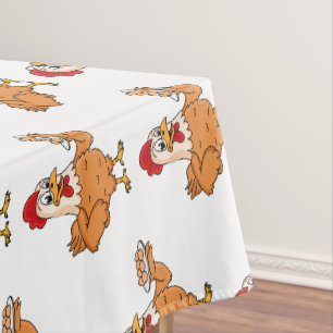 Nappe Poulet avec des œufs sur une assiette de dessin an