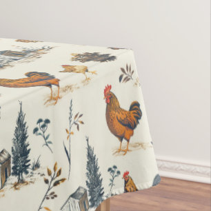 Nappe Poulets d'élevage mignons