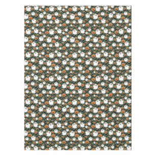 Nappe Poulets fantômes éffrayants avec Citrouilles et ch