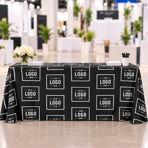 Nappe Promotionnelle Entreprise Logo Noir Blanc