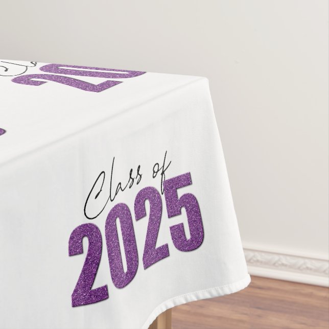 Nappe Purple Glitter Classe de 2025 (In Situ)