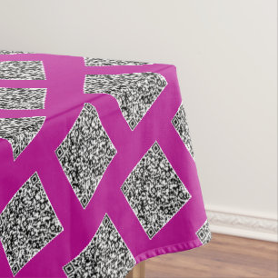 Nappe QR Code Scan Info promotionnel Business Tablecloth