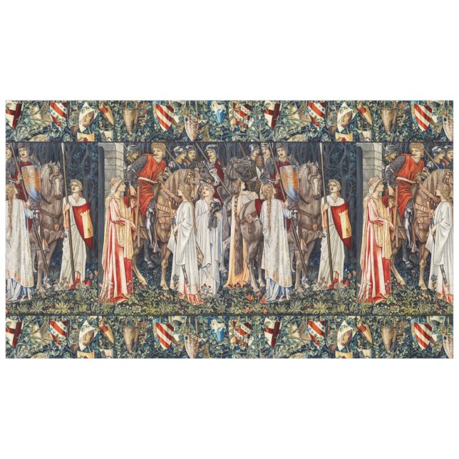Nappe Quête pour le Saint Graal, Armement, Départ des Ch (Devant (Horizontal))