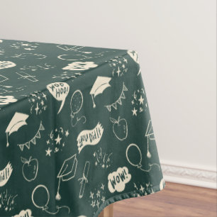Nappe Quirky Doodle Green Graduation Party