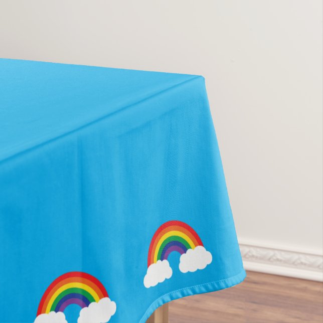 Nappe Rainbow Birthday Party Cute Kids (In Situ)