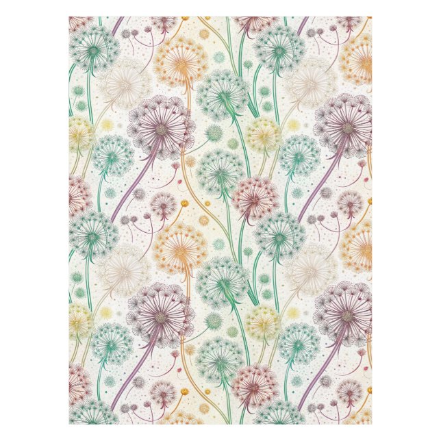 Nappe Rainbow Dandelion Breeze - Flore capricieuse (Devant)