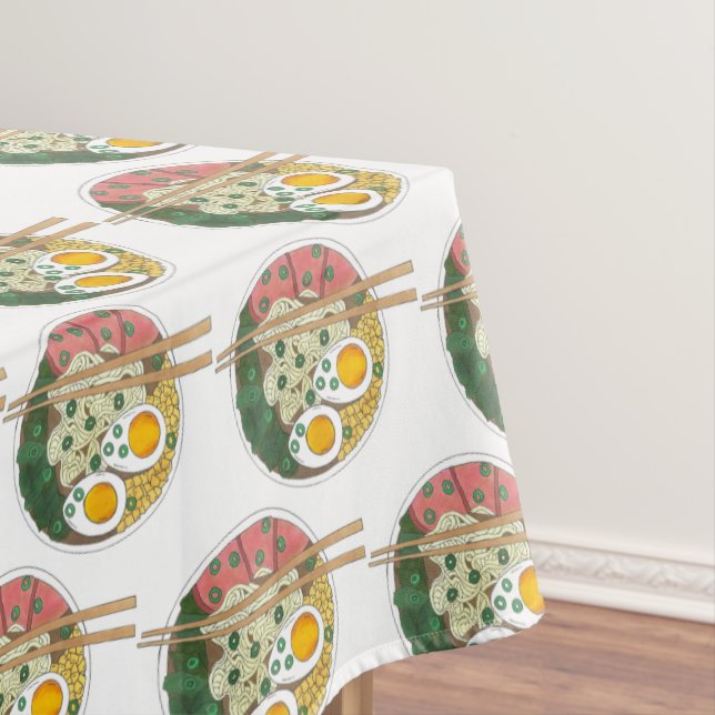 Nappe Ramen Noodles Bowl Restauration Japonaise Foin (In Situ)