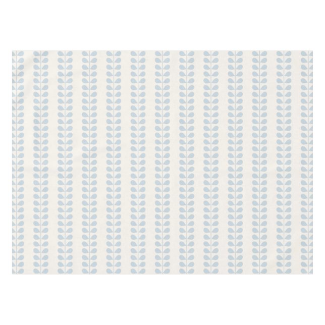 Nappe Rayure de feuille bleu clair (Devant (Horizontal))