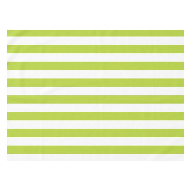 Nappe Rayures de vert de chaux (Devant (Horizontal))