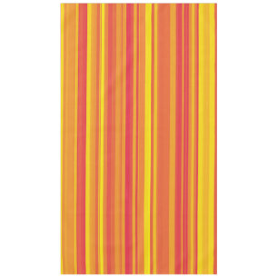 Nappe Rayures Orange Rouge Jaune