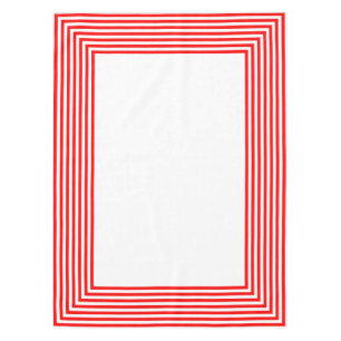 Nappe Rayures rouges et blanches
