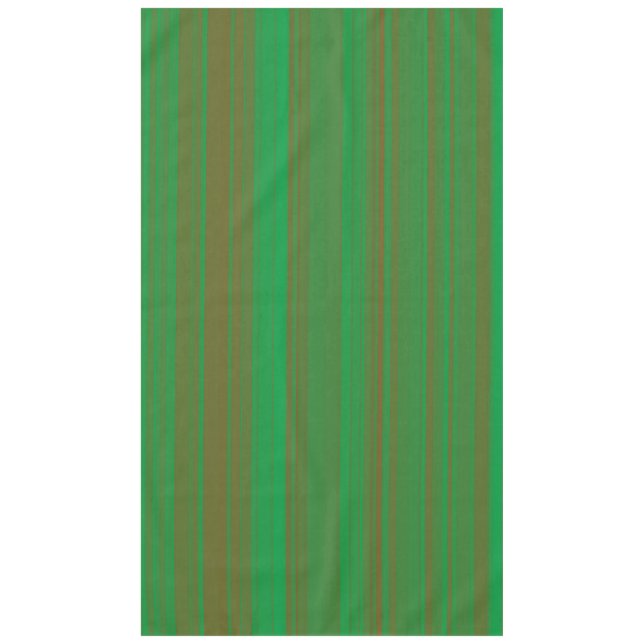 Nappe Rayures Vert Marron (Devant)