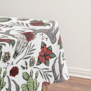 Nappe Red and Green Country Cowgirl Christmas Antlers