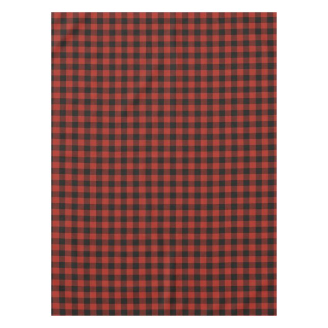 Nappe Red Black Buffalo Plaid Rustic Festihouse (Devant)
