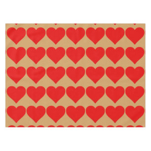 Nappe Red Heart Shape Love Classic Simple Minimalisme