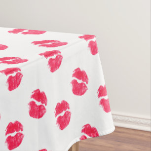 Nappe Red Lips Kiss Lipstick Baisers Saint Valentin Amou