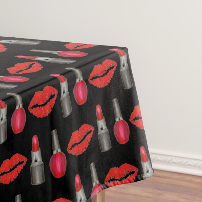 Nappe Red Lipstick Clou lèvres polonaises Kiss maquillag (In Situ)